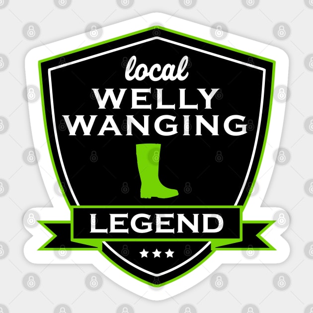 Gumboot Welly Throwing Legend Sticker by HotHibiscus